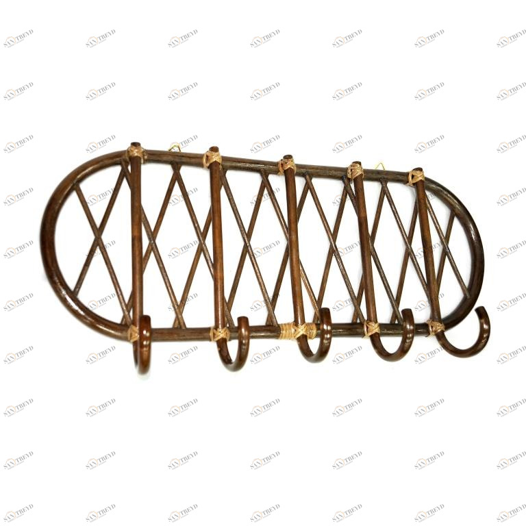 Вешалка настенная, 25/03 Б ЭКО ДИЗАЙН CLASSIC RATTAN 129611 Коричневый 