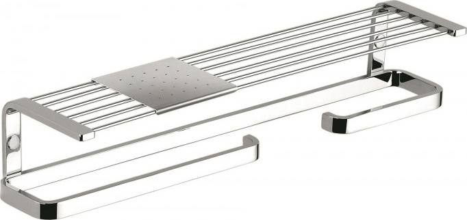 W4276.DX W4276D Полочка с держателями туалетной бумаги и полотенца COLOMBO TIME Colombo Design