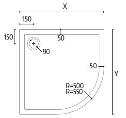 Glass1989 Поддон для душа из акрила Showering sun-id-1509356 - Вид №1