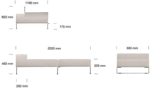 April Furniture Садовый лежак из ткани Jamster sun-id-1480927 - Вид №5
