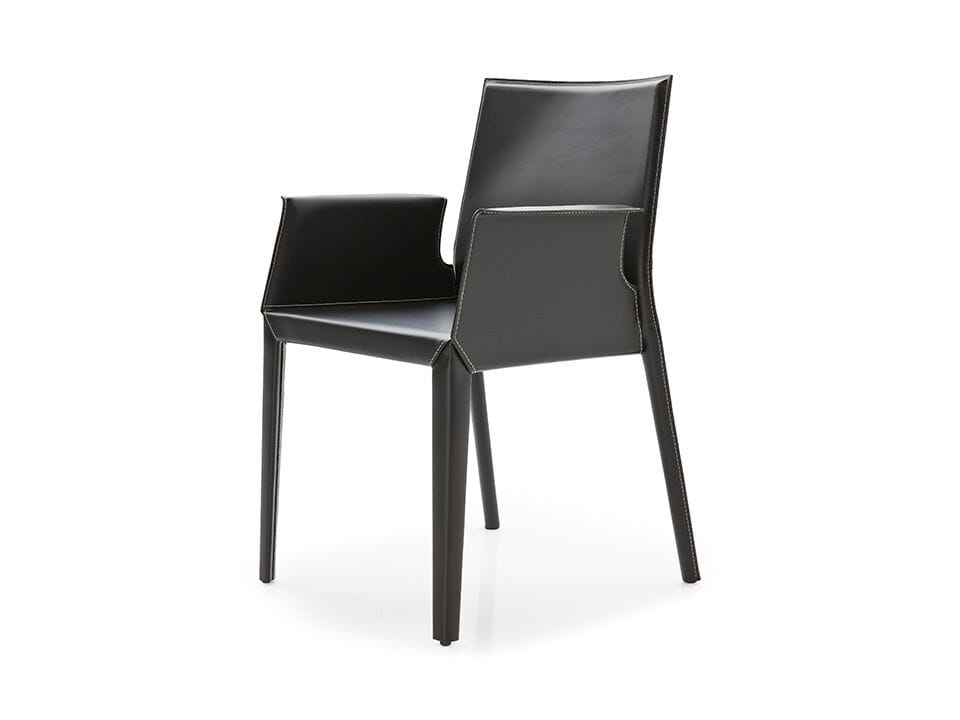 Кожаный стул с подлокотниками Cattelan italia MARGOT ARCH-00059291