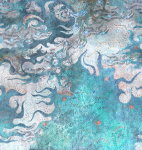 Нетканые обои с рисунком