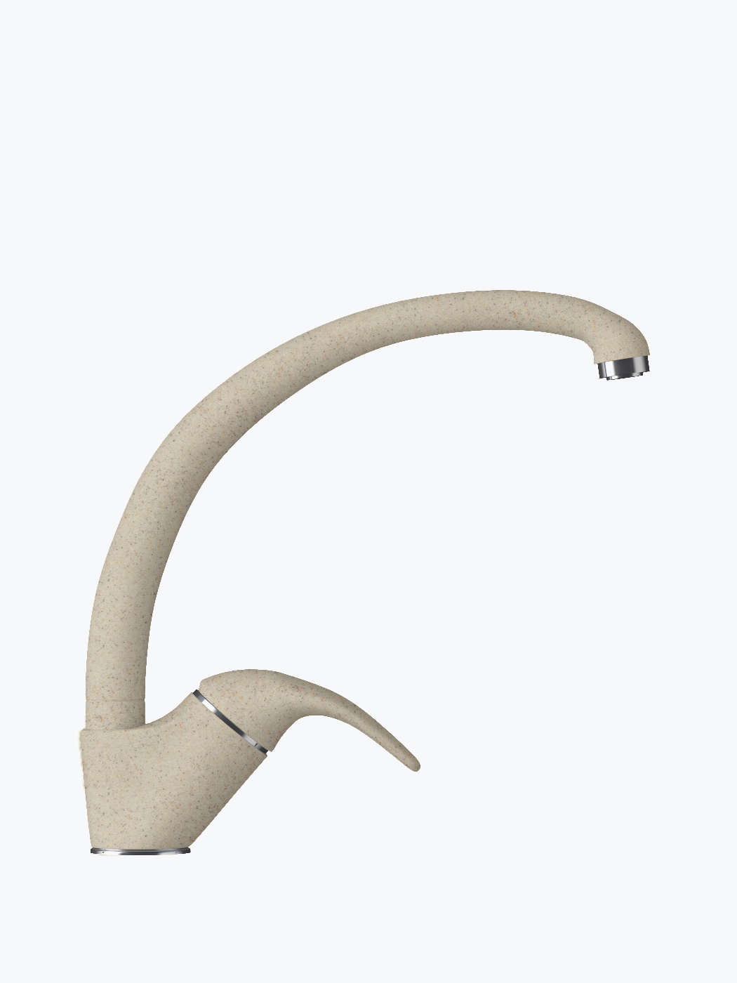 726262 Смеситель кухонный "Высокий" в тон мойки Polygran 