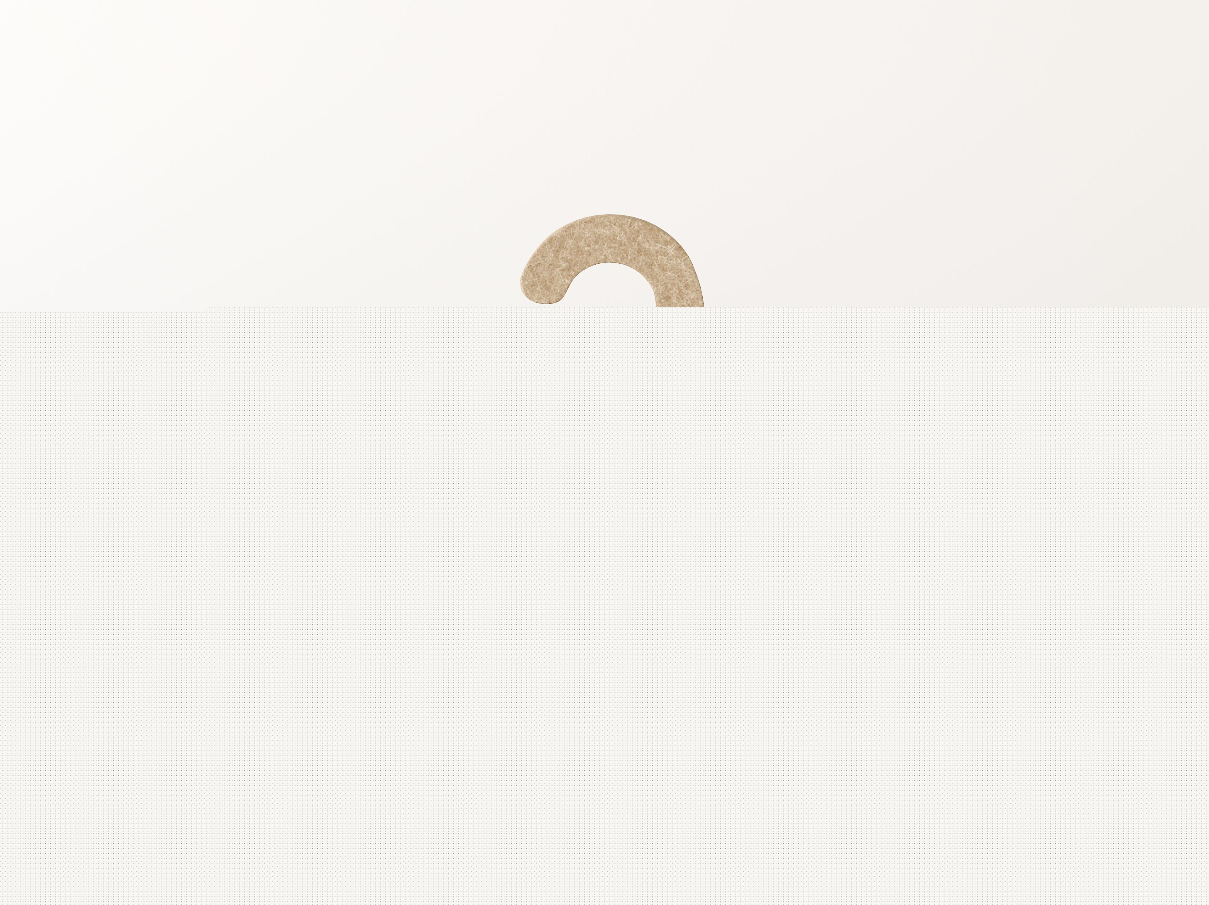 Рециркулированная пластичная вешалка IMPACT ACOUSTIC® ARCHISONIC® Felt ARCH-00023899 - Вид №2