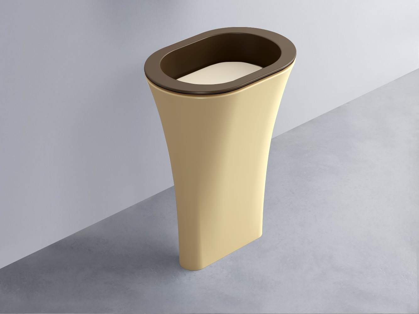 AMLA65-CA+AMPILO-LN+AMCOLO-CN Раковина Amedeo Ovale отдельностоящая cielo Enjoy + Amedeo Ceramica Cielo
