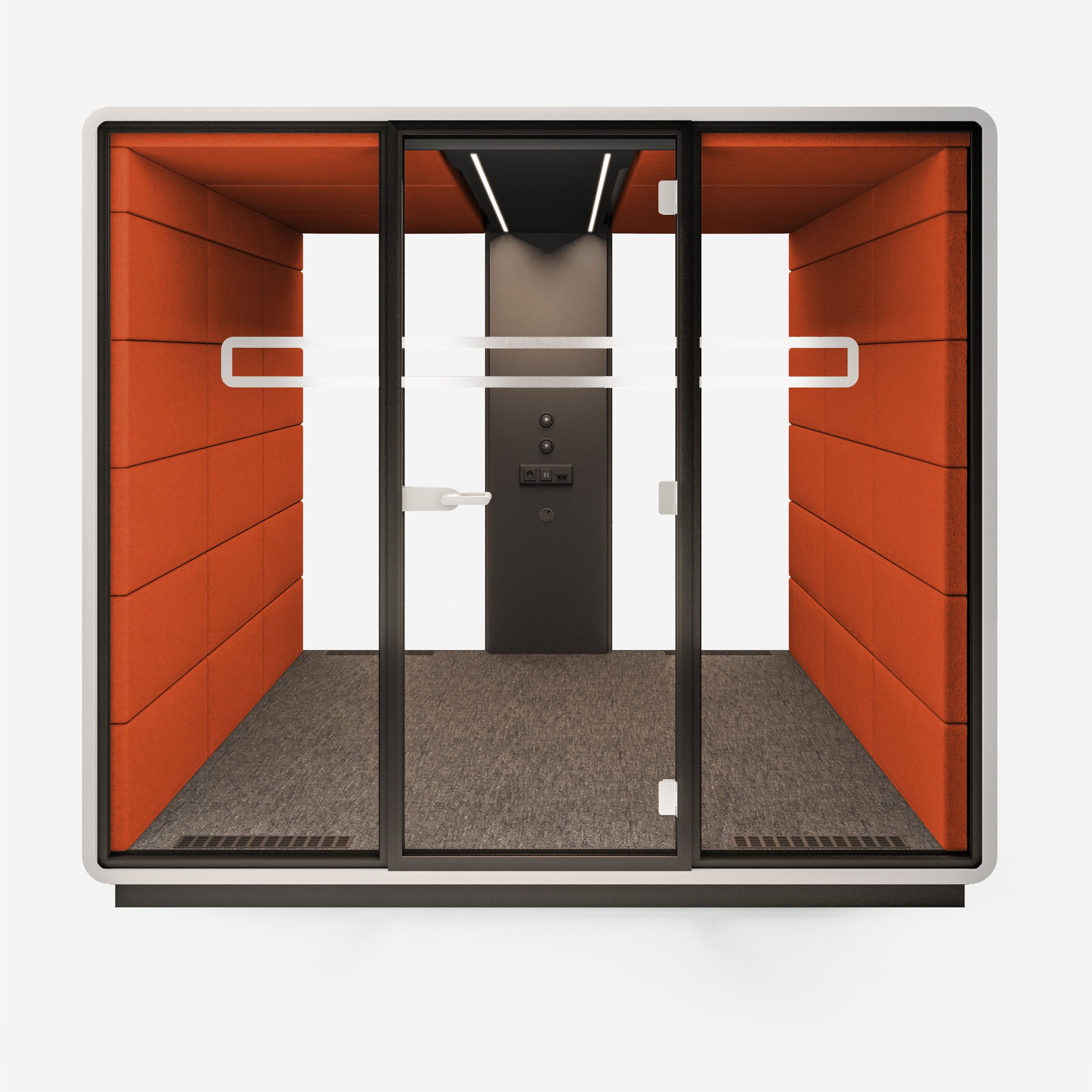 Многосторонняя акустическая офисная кабина со встроенным освещением Mikomax Smart Office Hushoffice ARCH-00059090 - Вид №19