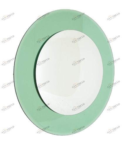 Зеркало круглое большое зеленое Luna PUSHA ДИЗАЙНЕРСКИЕ 062624 Зеленый 