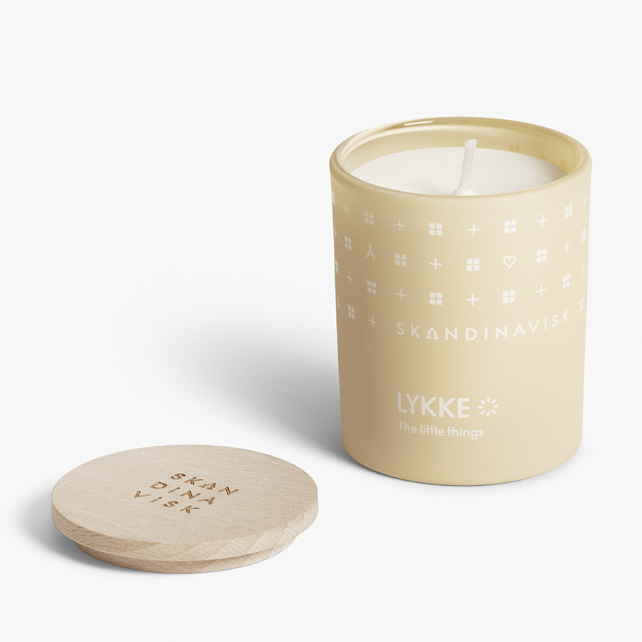 SK20208 Свеча ароматическая lykke с крышкой, 65 г (новая) S K A N D I N A V I S K  - Вид №5