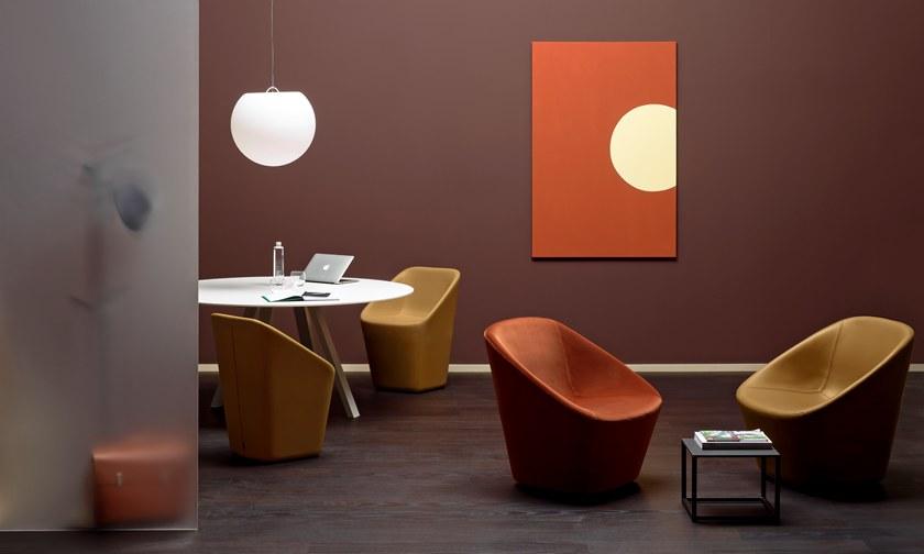 Pedrali Кресло с обивкой из ткани с подлокотниками Log 366 - Вид №13