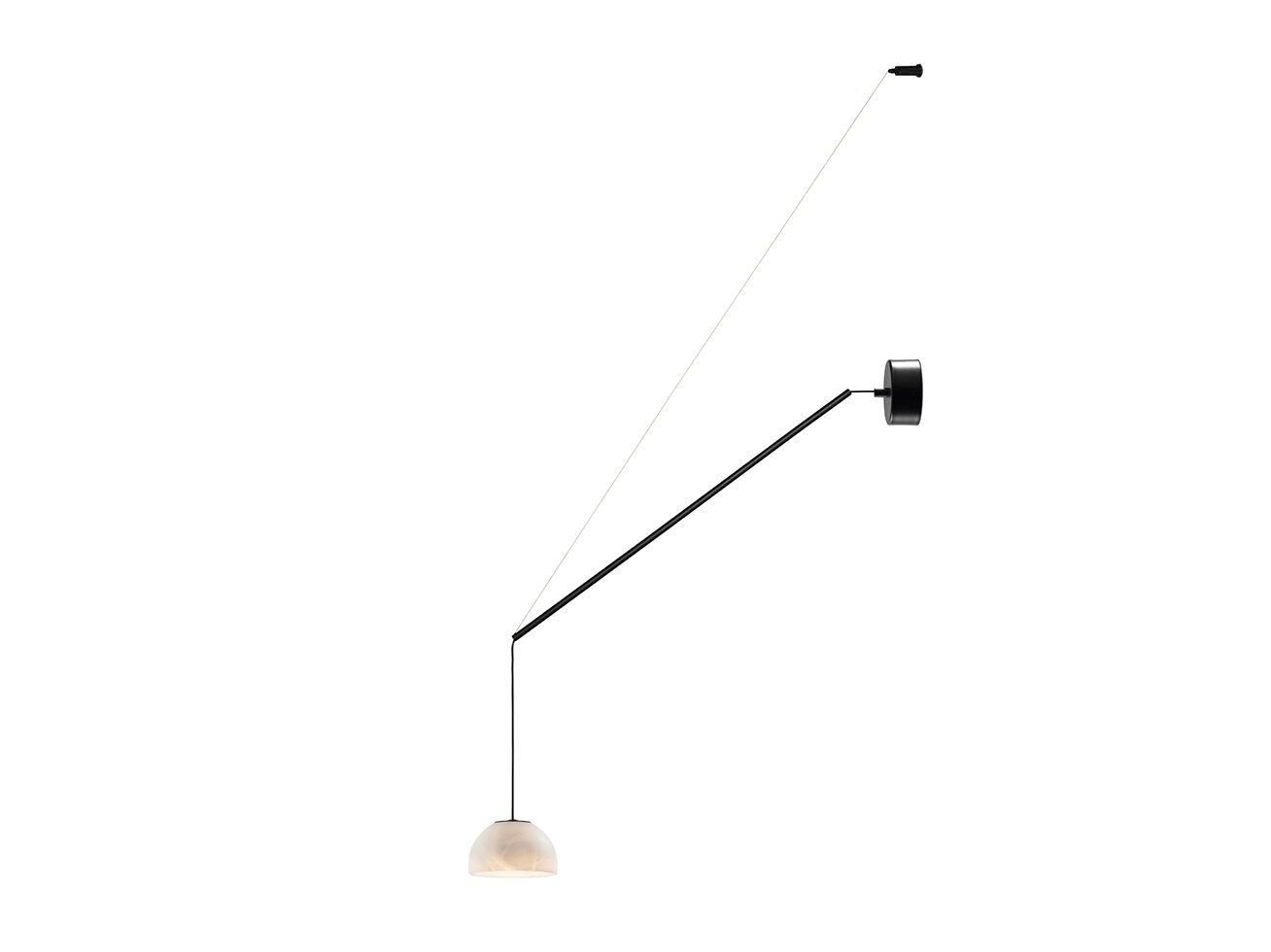 Алебастровый настенный светильник с гибкой рукояткой luxcambra Absidiola ARCH-00145519 - Вид №1