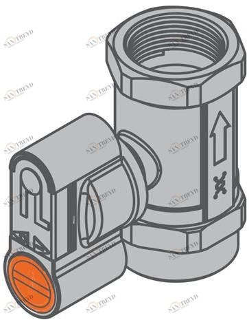 TECO Металлическая задвижка, задвижка, задвижка для завода G2 punto arancio sun-id-1504183