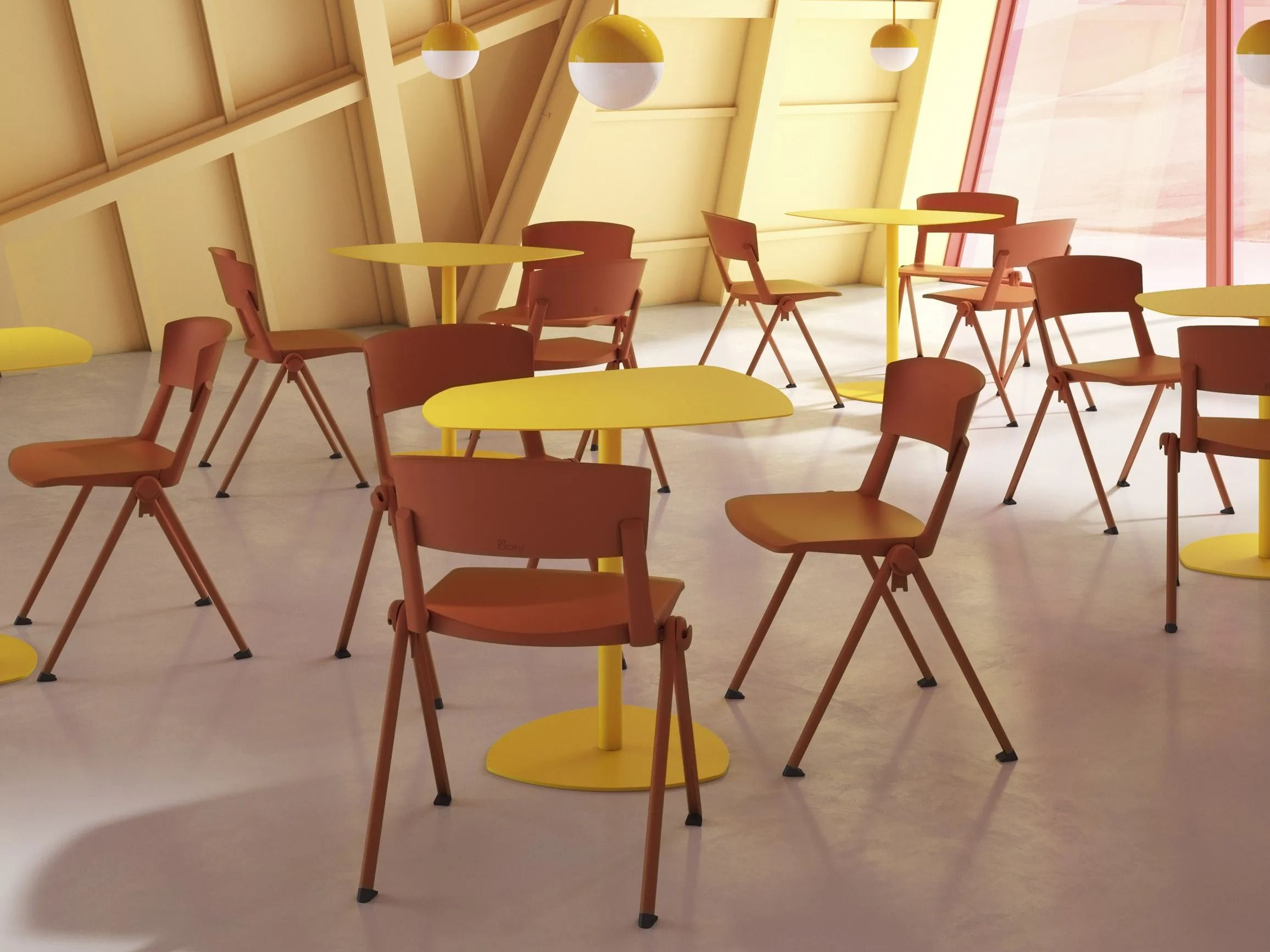 Стул для конференций из полипропилена с подлокотниками SITLOSOPHY® Yugen ARCH-00147976 - Вид №5