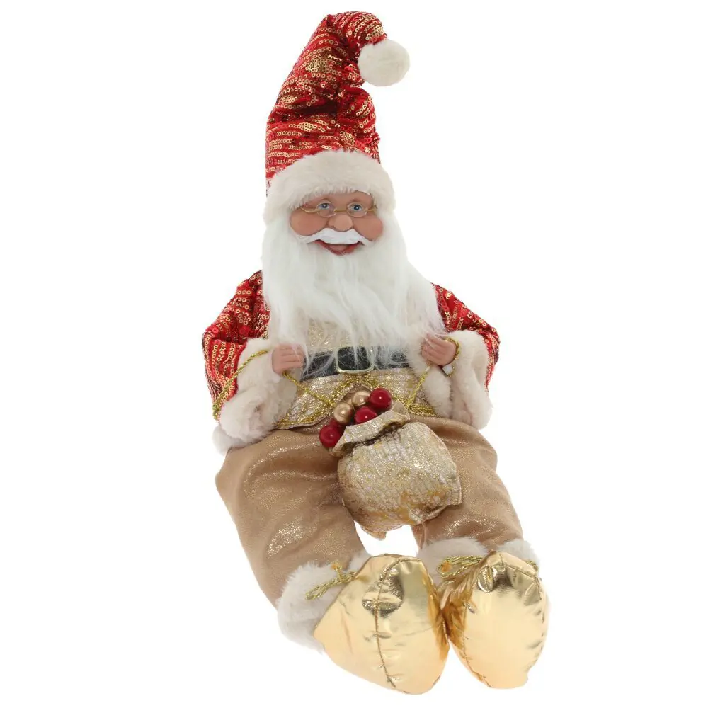 88449983 Игрушка Дед Мороз 34 см цвет красный STLM-1328481 Santreyd  - Вид №2