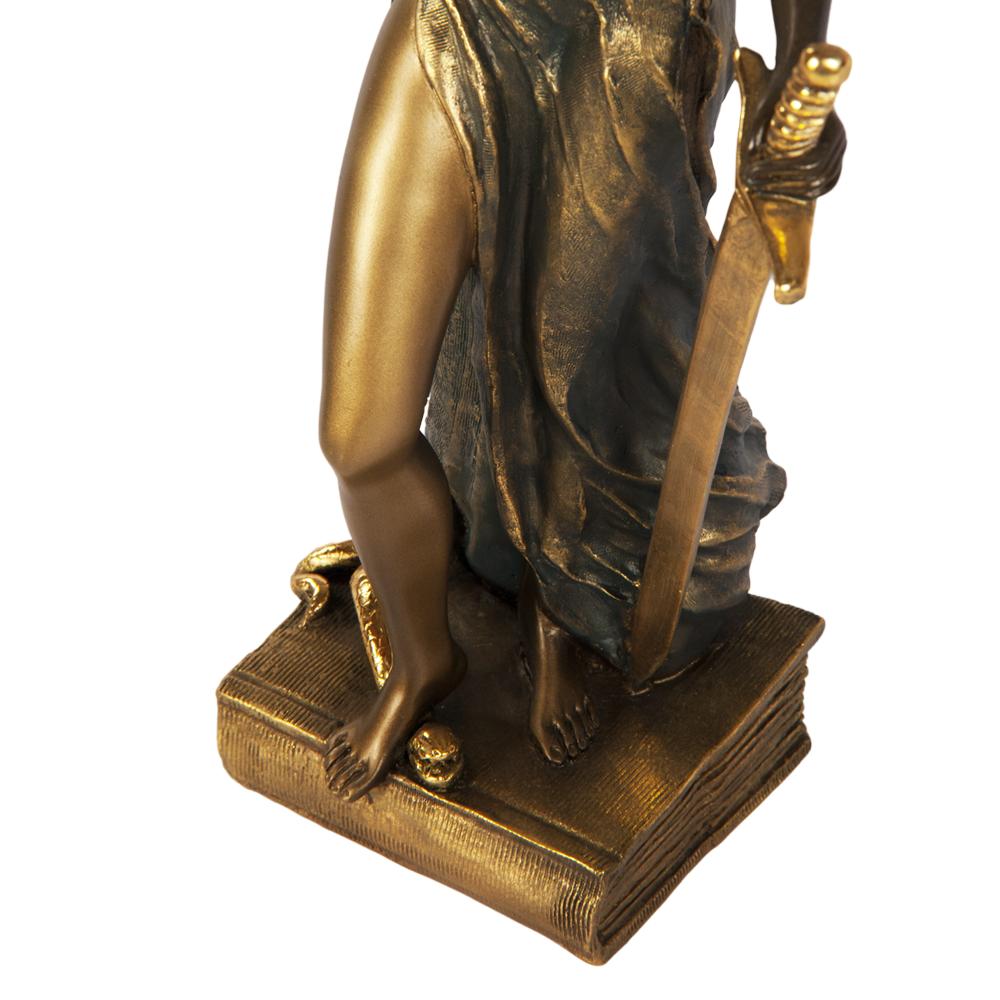 22416 Статуэтка Фемида 3 Бронза BOGACHO 4627138239520 - Вид №8