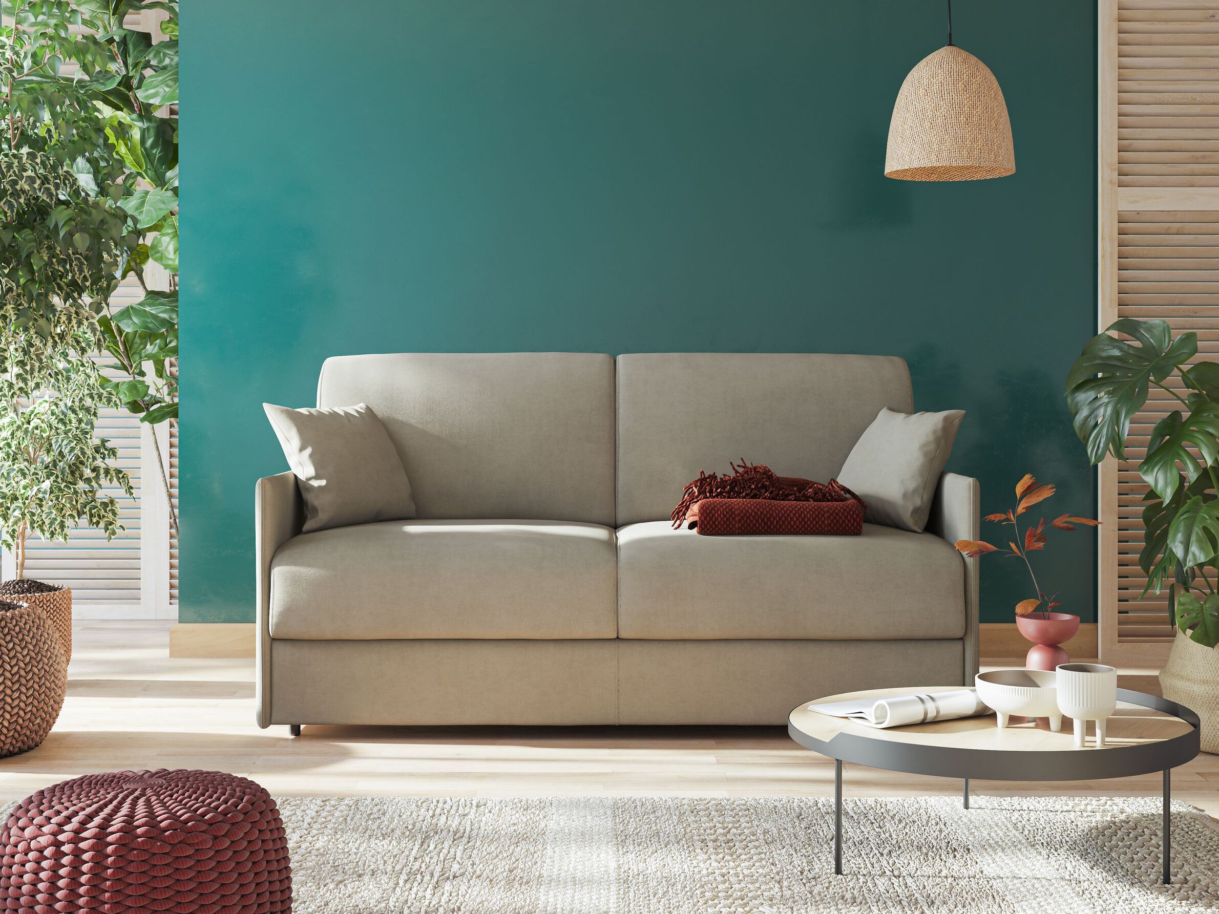 Ткань раскладной диван-кровать Divani.Store EVANS ARCH-00141642