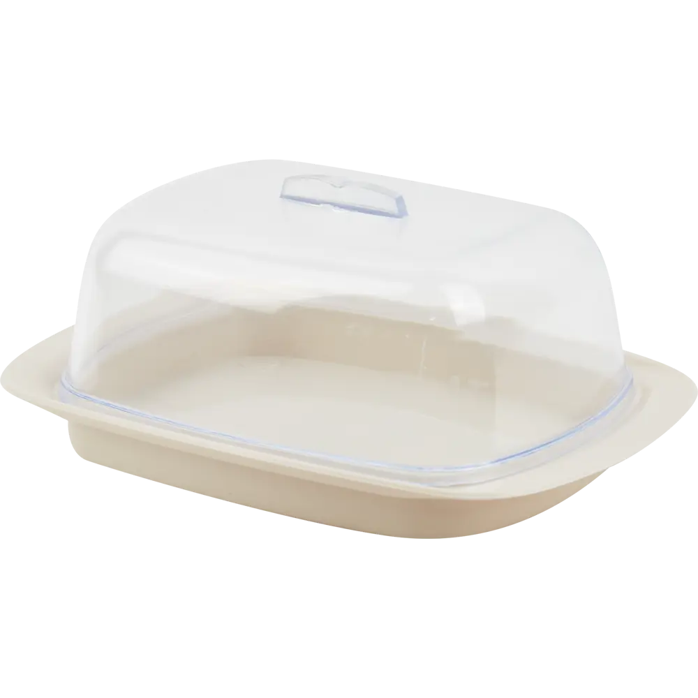 Масленка для масла Idi Land Verona 170x115x70 мм полипропилен цвет бежевый STLM-2002728