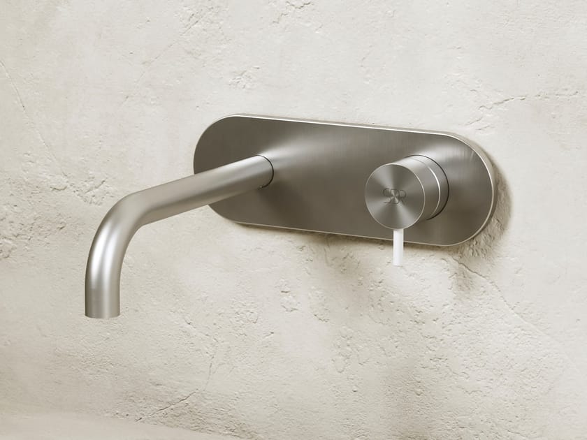 Настенный смеситель для раковины из нержавеющей стали с 2 отверстиями SDR CERAMICHE King ARCH-00080518