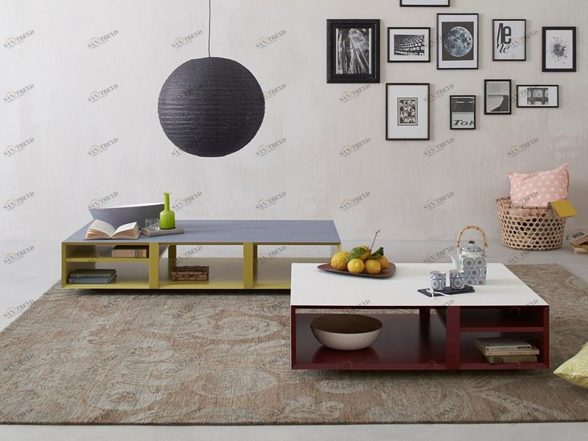 Capo d’Opera Лакированный журнальный столик с журнальной стойкой Multibox sun-id-1363115