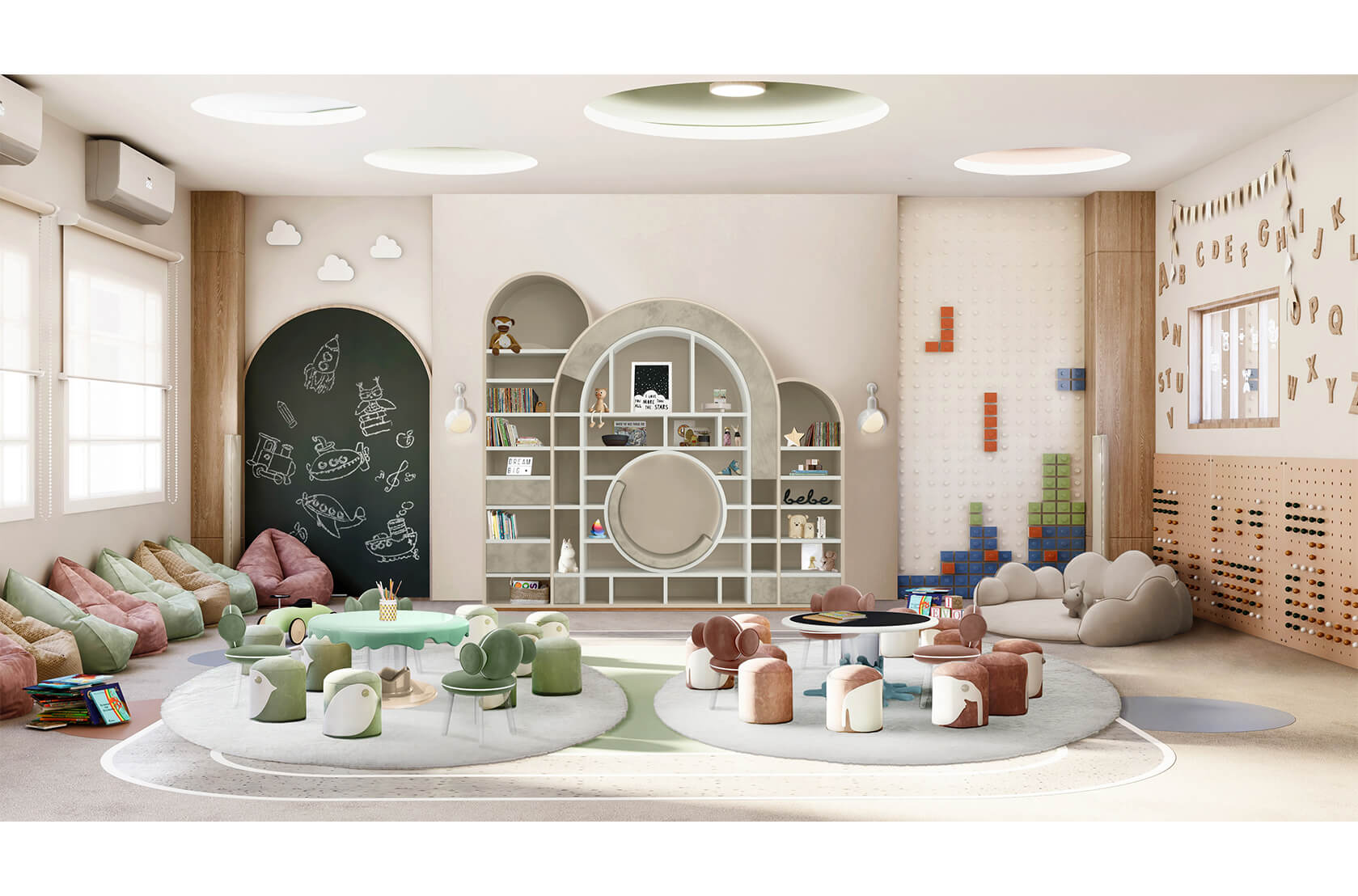 CIST555 Детские ковры Облако Circu  - Вид №25