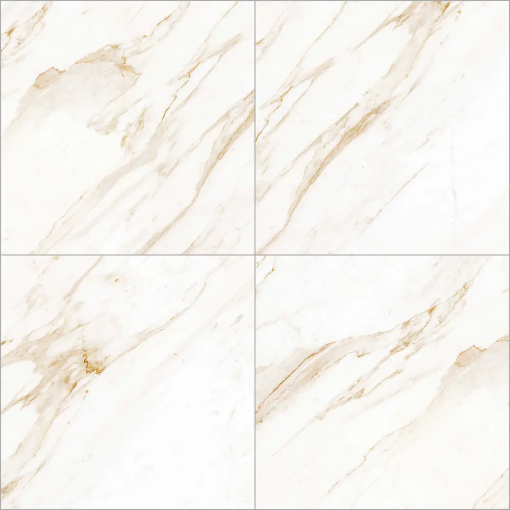 Глазурованный керамогранит Gracia Ceramica Kleo 60x60 см 1.44 м² матовый цвет белый STLM-2101610 - Вид №2