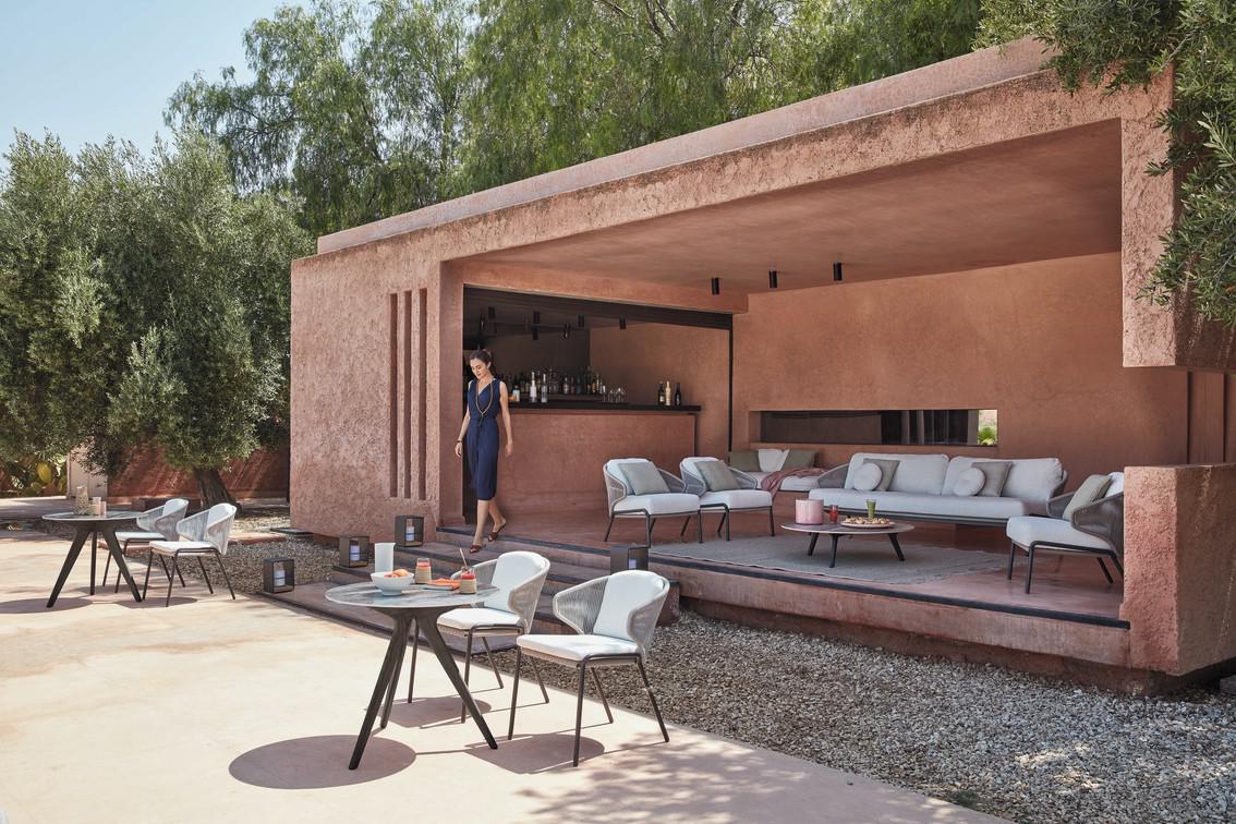 MNST969 Обеденный стол teak 264см x 118см Manutti Torsa - Вид №16