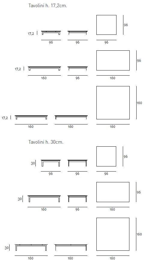 Living Divani Низкий стол из закаленного стекла sun-id-1465178 - Вид №1