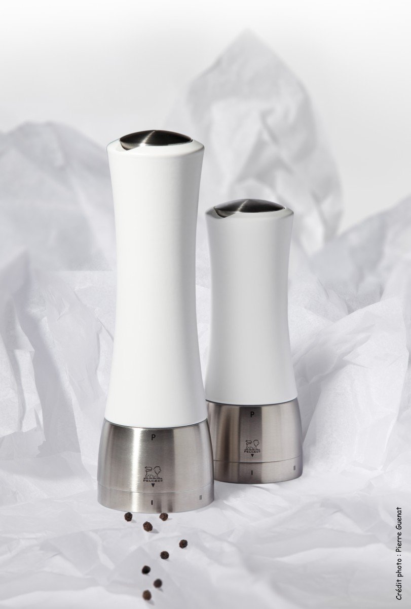 Мельница для соли белая матовая 16 см Madras PEUGEOT ДИЗАЙНЕРСКИЕ 00-3952150 Белый  - Вид №1