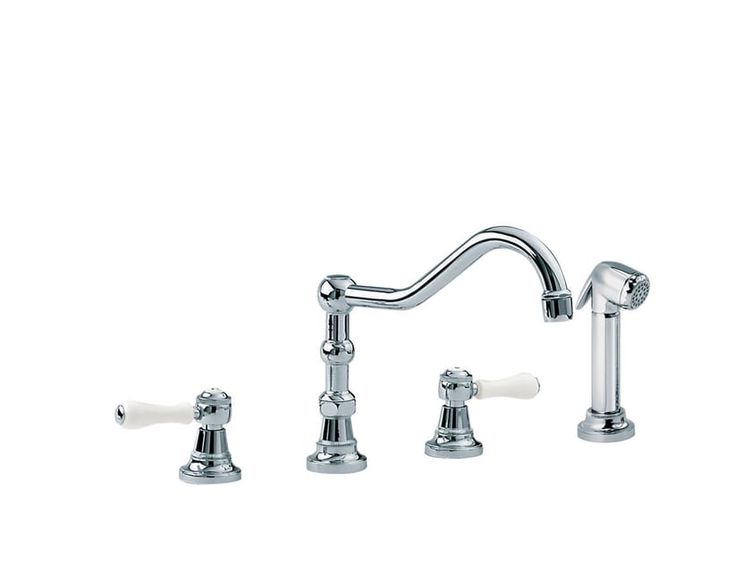 Смеситель для кухни с ручным душем с раздельными розетками rvb 1935 Лимож ARCH-00112956