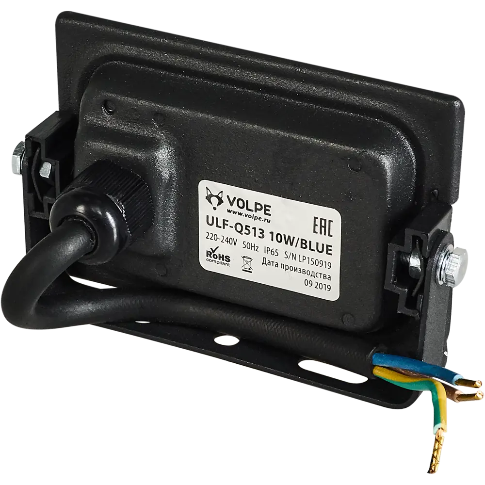 Прожектор светодиодный уличный SMD Volpe Q513 10 Вт синий свет IP65 STLM-2065543 - Вид №4