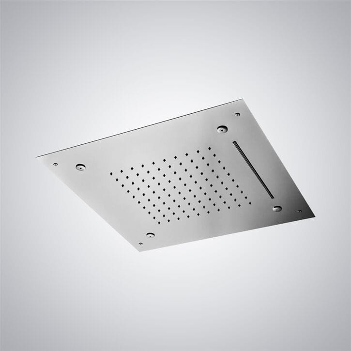 Светодиодная потолочная душевая головка из нержавеющей стали Fontana Showers Luxe Fontaine ARCH-00029537 - Вид №16