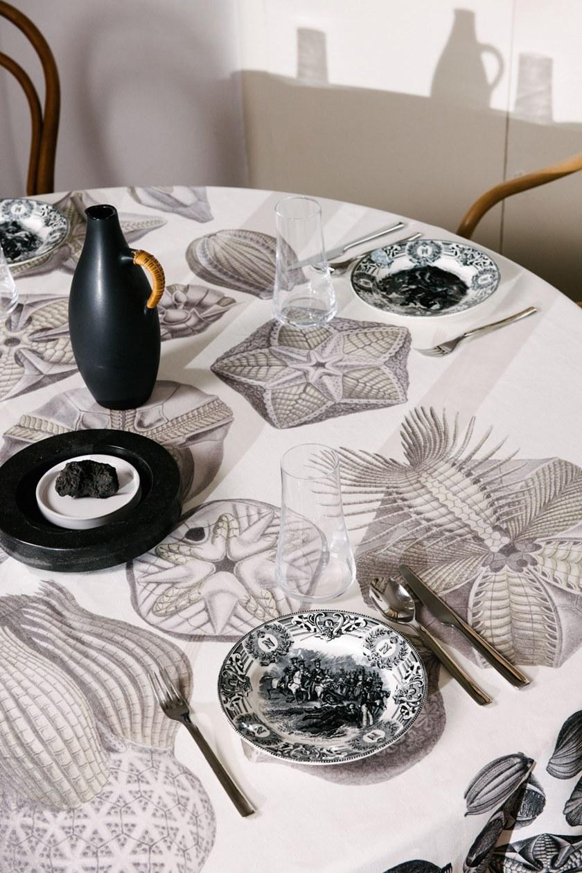 The NapKing Скатерть льняная Blastoidea sun-id-1403098 - Вид №6