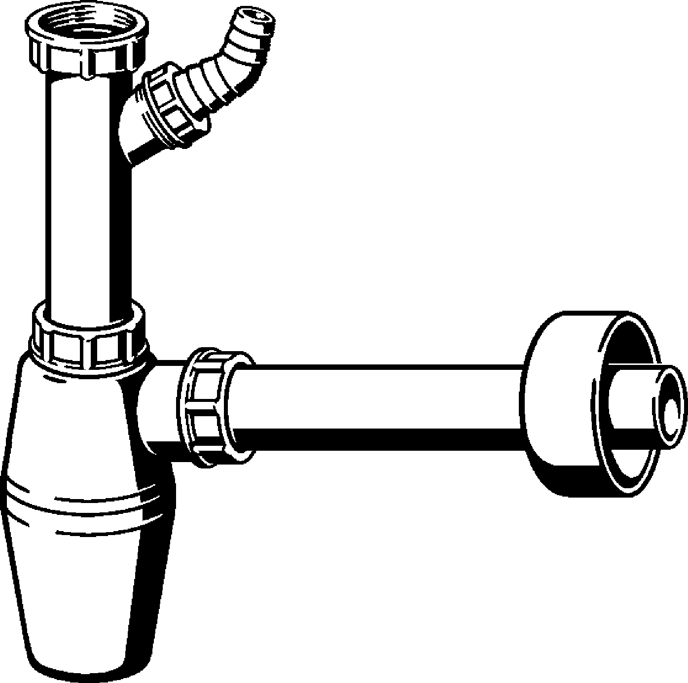 Viega Бутылочный сифон 5727 (326319) 326 319 - Вид №1