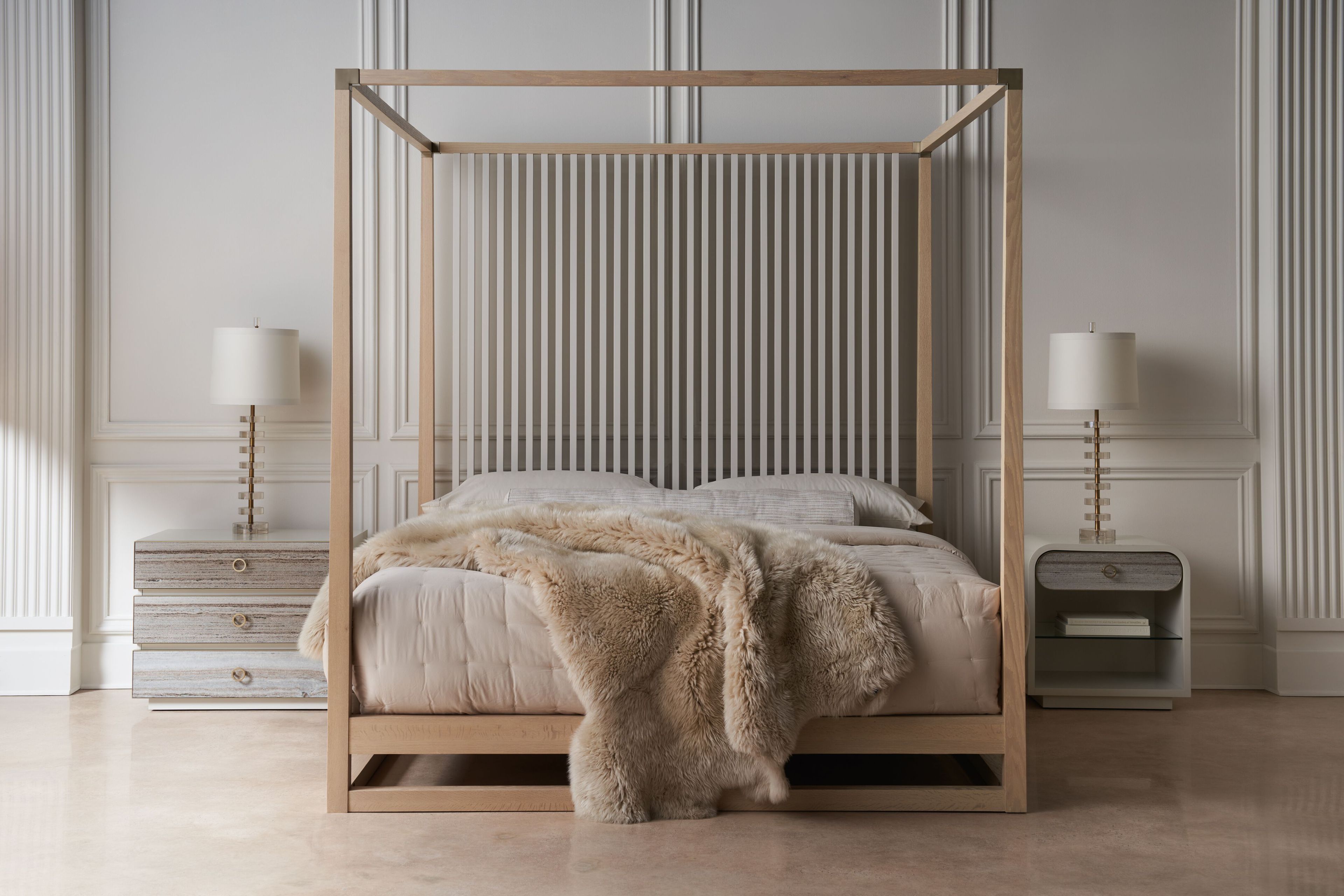 Двуспальная кровать с балдахином Caracole PINSTRIPE ARCH-00079824 - Вид №5