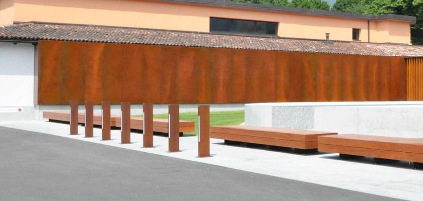 Metalco Фиксированный столбик из стали Corten ™ sun-id-1390876 - Вид №3