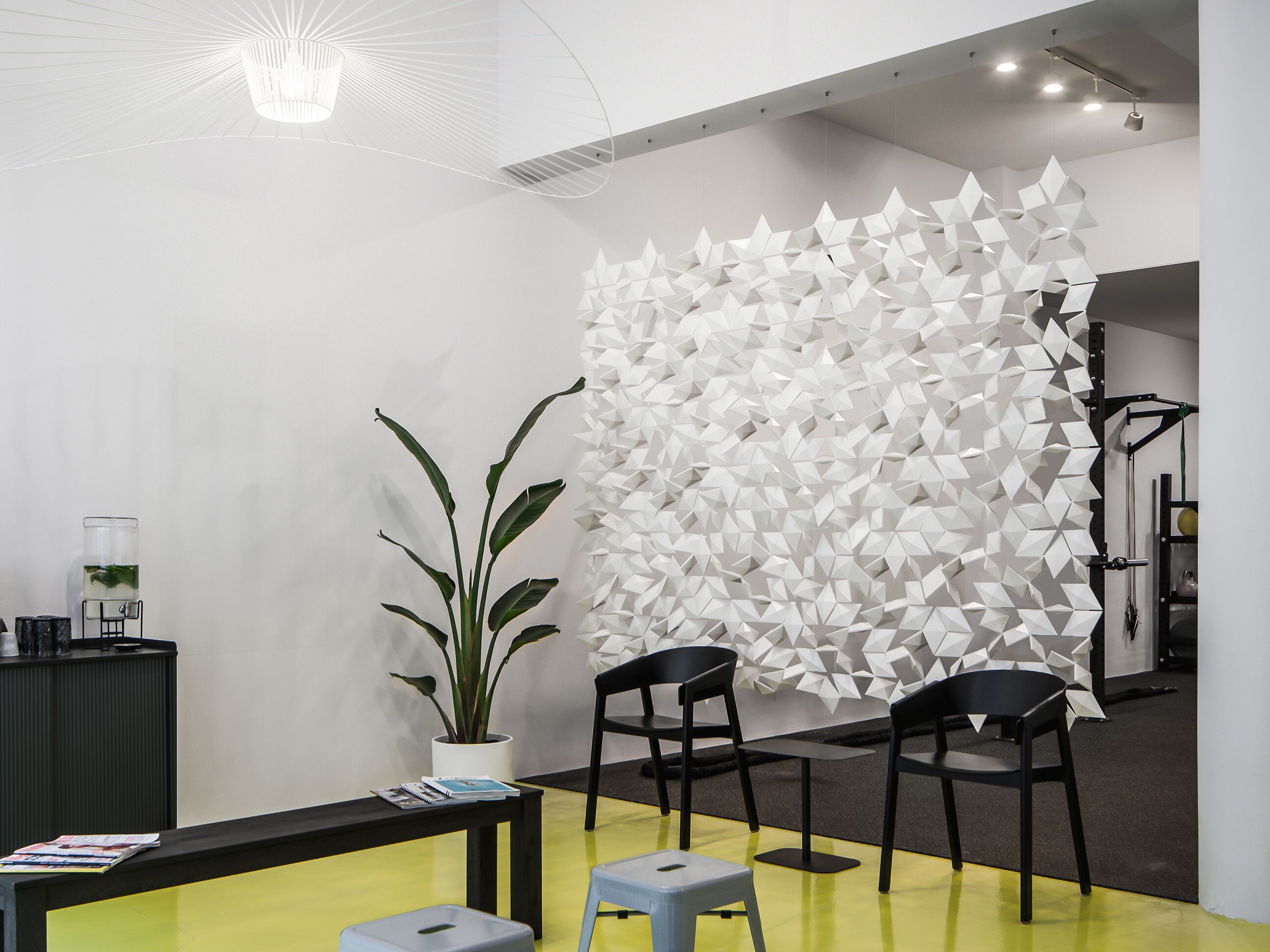 Подвесная перегородка bloomming FACET 272x217cm bianco ARCH-00135140