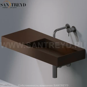 L014T1RPV4.107 Подвесная раковина настенная прямоугольная A. e T. Italia P35