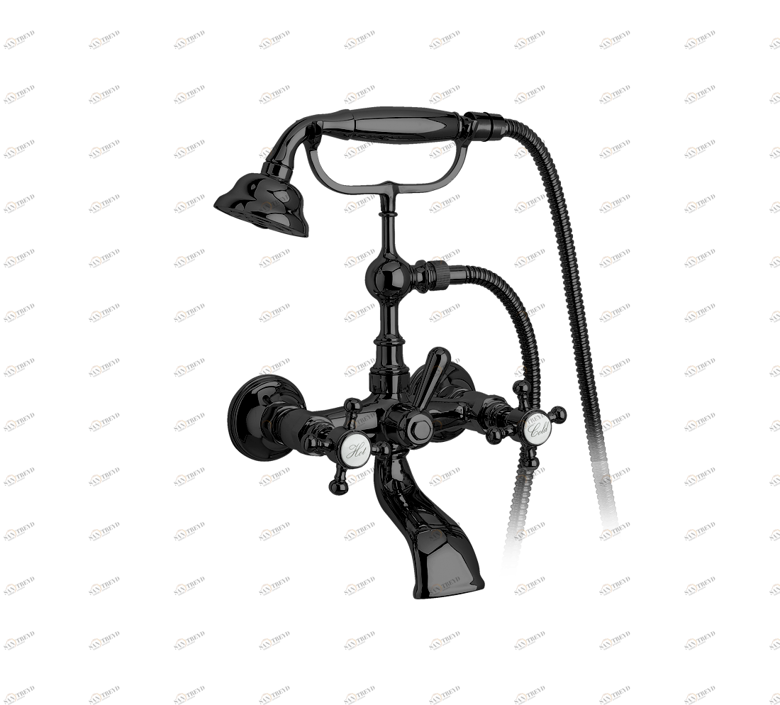 Gentry Home Центр смесителя для раковины до центра два отверстия под смеситель мм Antique Темный никель GH101115