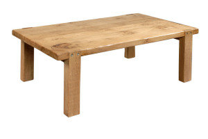 Pippy Дубовый журнальный столик с толстой столешницей ijlbrown