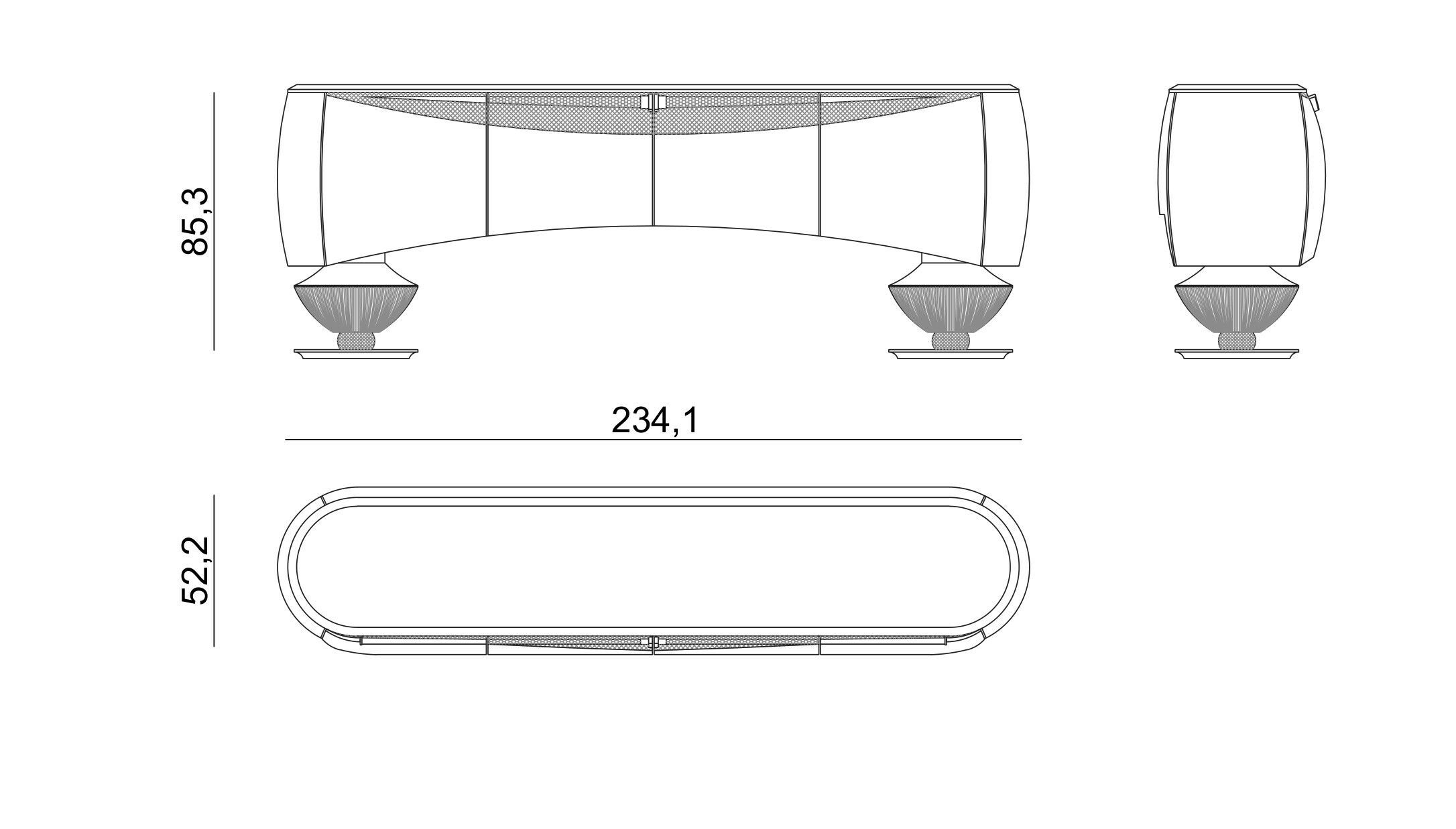 Шкаф с распашными дверями Zebrano Phaselis ARCH-00079907 - Вид №5