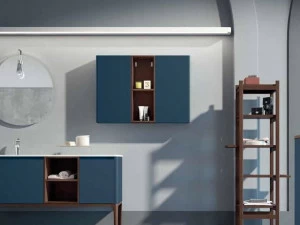 Mobiltesino Стенка для ванной из ясеня с дверцами Suite