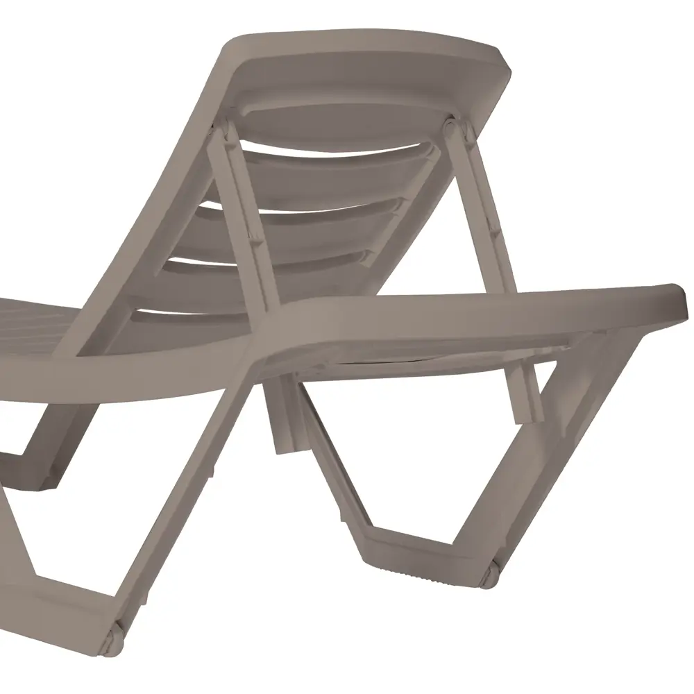 Шезлонг без подушки Элластик 187x32 см пластик коричневый Santreyd STLM-2163477 - Вид №2