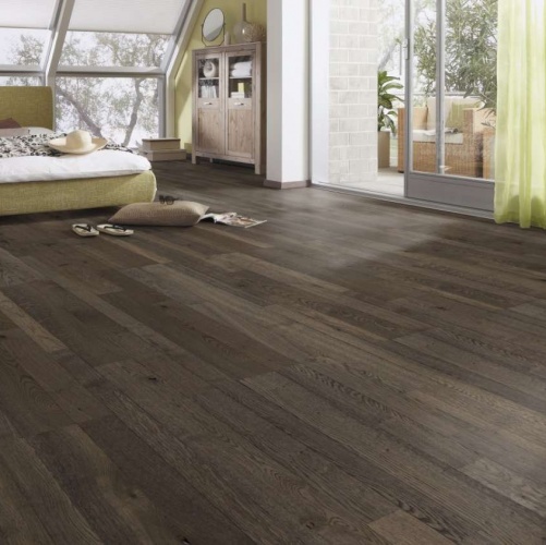 Паркетная доска Meister PС 400 Style Античный коричневый 8265 Дуб Рустик с брашью (Текстурированная) 2400х255 мм 2300200054 - Вид №8