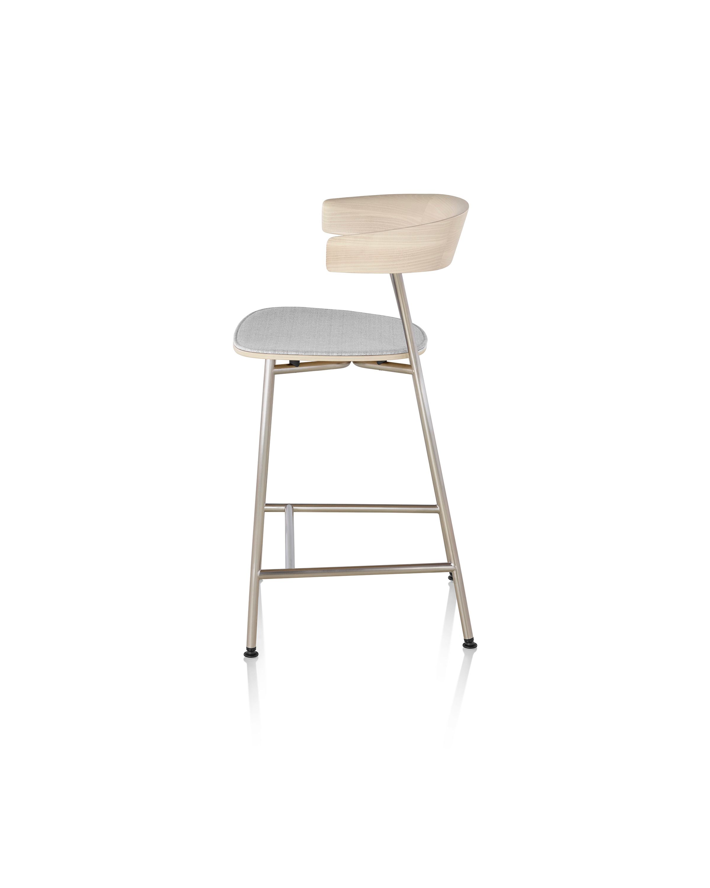 Деревянный стул с мягким сиденьем Herman Miller Leeway ARCH-00148459 - Вид №14
