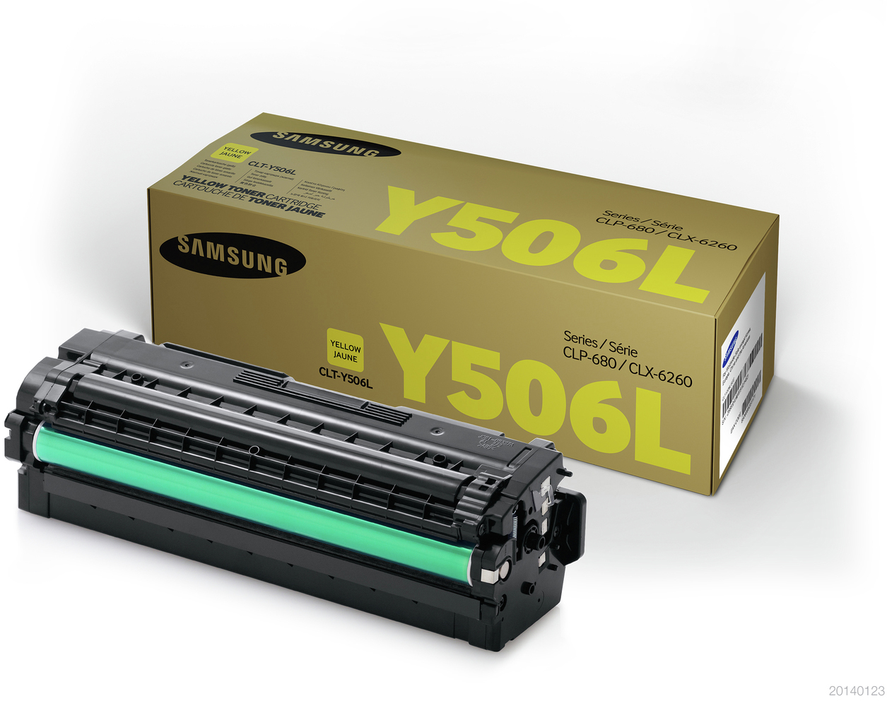 SU517A Samsung clt-y506l high yield yellow toner cartridge HP Santreyd  - Вид №2