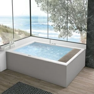 Ванна угловая MINERVA INDOOR 200 см с гидро и аэромассажем 2MNA3S6