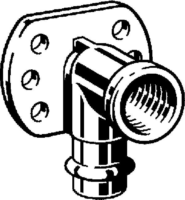 107 345 Модель 2225.5 Трубопроводные системы  Sanpress  Водорозетки Santreyd  - Вид №1