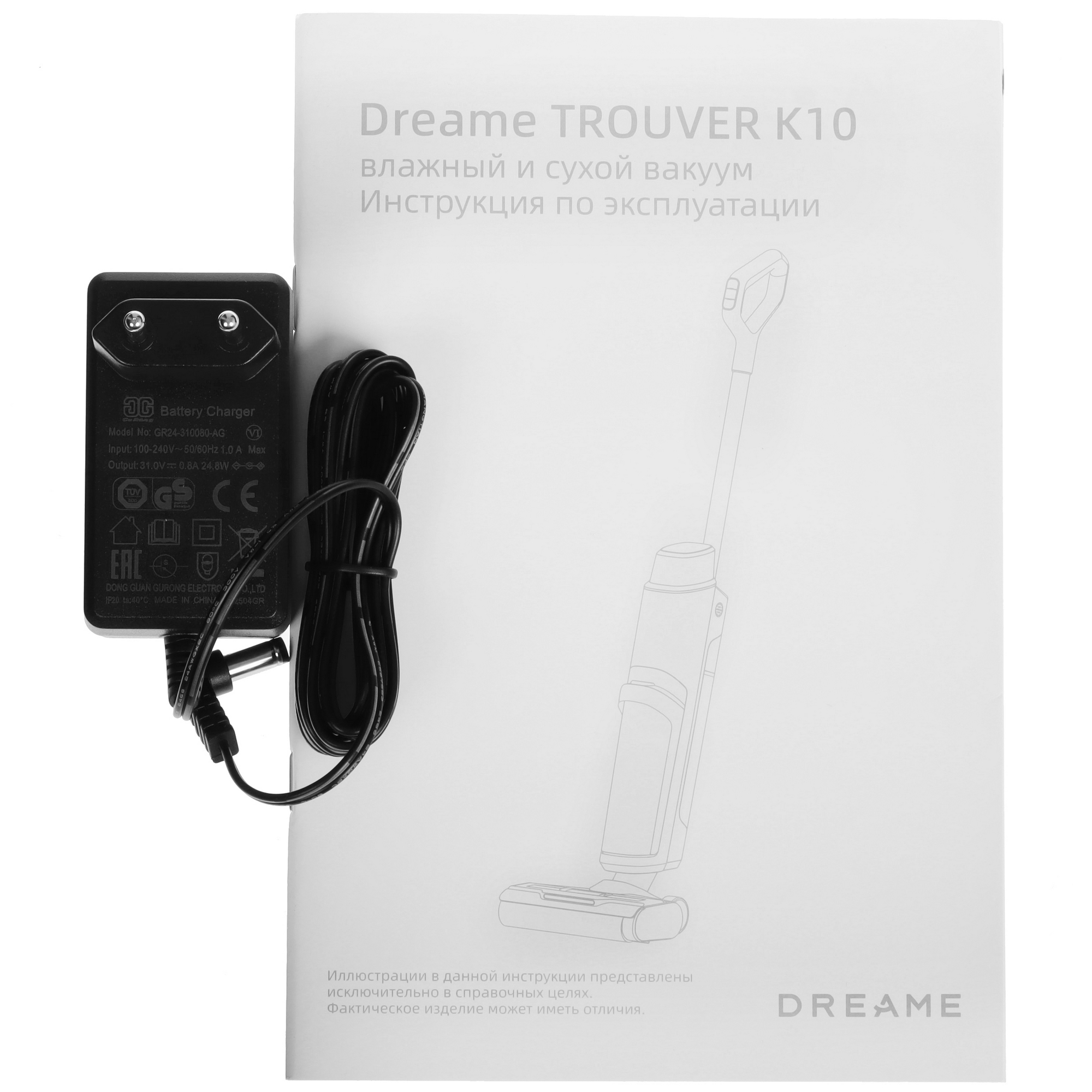 5458621 Моющий пылесос вертикальный   Dreame Trouver K10  белый STDN-0144850 - Вид №10