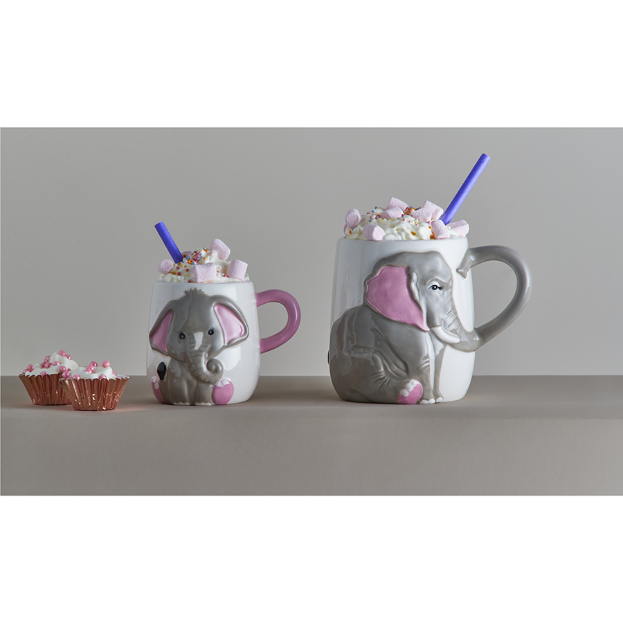 P_0059.077 Набор из 2 кружек elephant, 405 мл и 195 мл Price&Kensington  - Вид №2