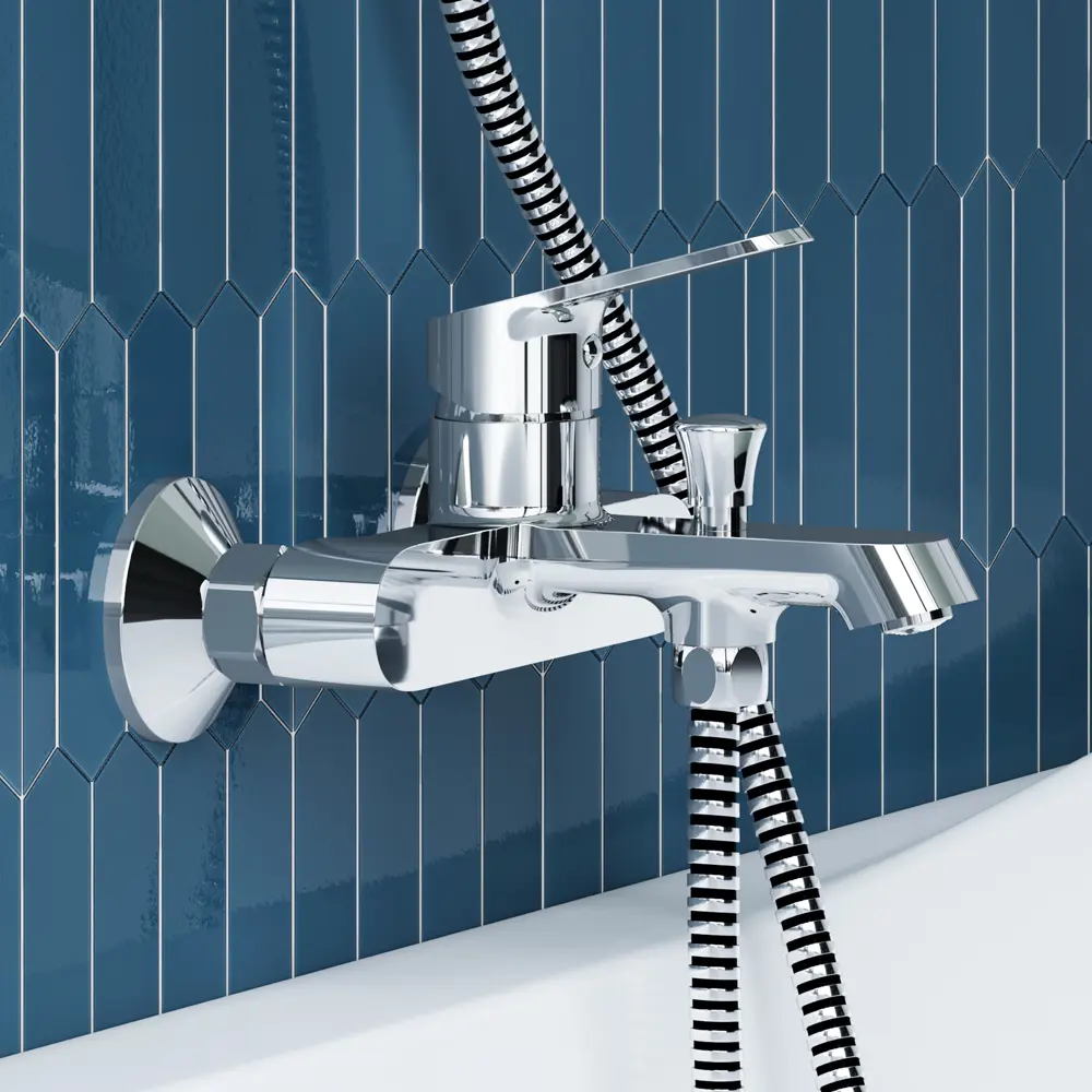 Смеситель Damixa Alder для ванны с хромированным покрытием 89345735 STLM-0987676 - Вид №3