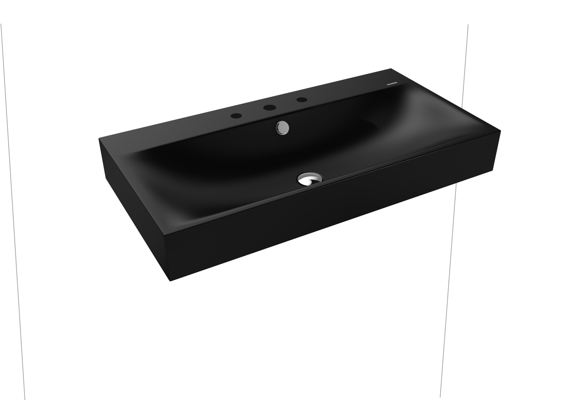 Умывальник KALDEWEI Сталь эмалированная 3045 294 черный матовый 100 30453060294 